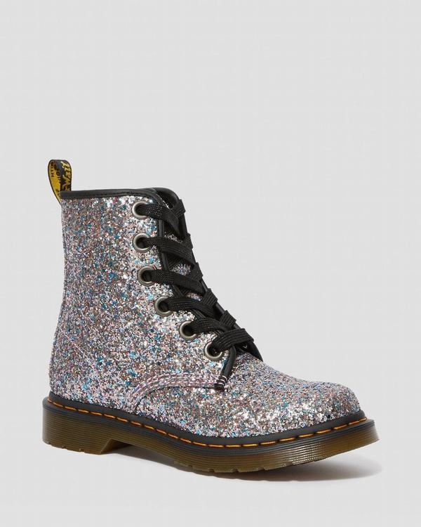 Dr Martens Dámské Kotníkové Boty 1460 Farrah Chunky Glitter Viacfarebný Blankyt, CZ-706354